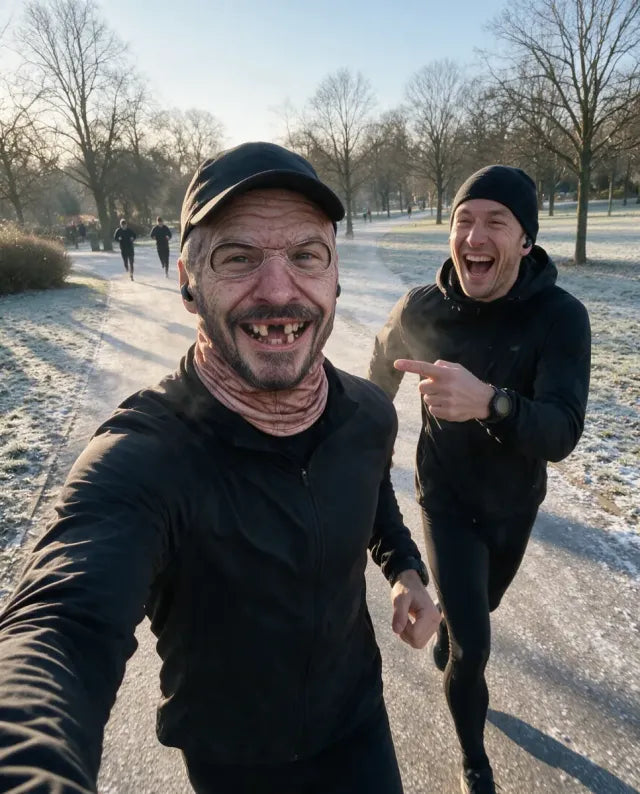 Funny Mask: Morning run