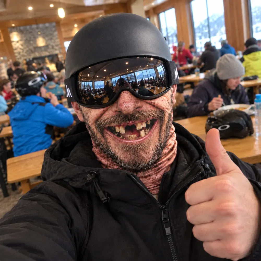 Funny Mask – Skimaske mit lustigem Gesicht