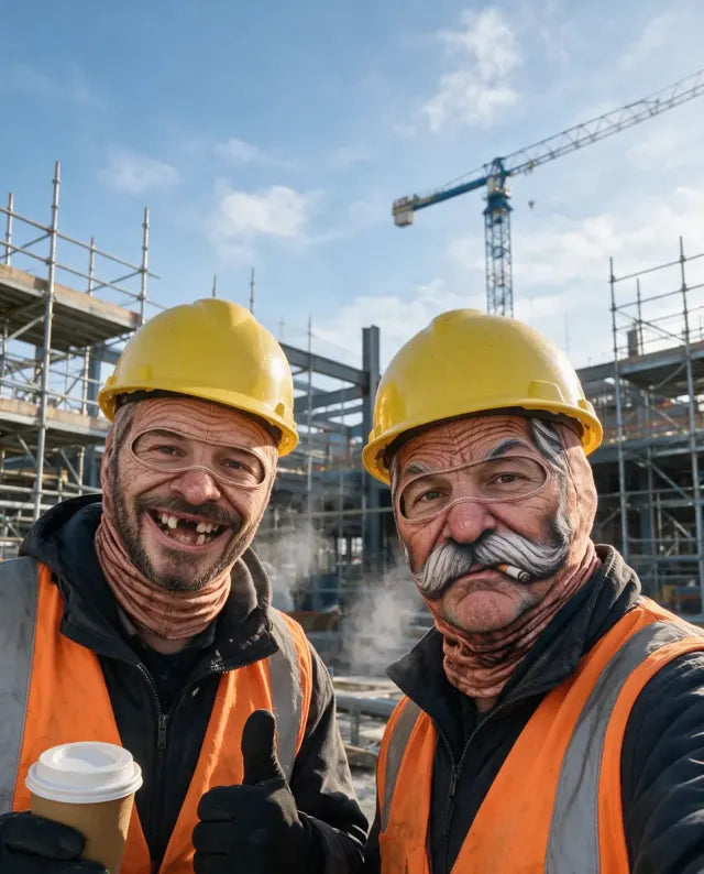Funny Mask: Work site